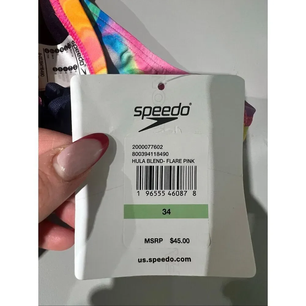 Speedo Pride Swimsuit Brief Endurance+ The One Competitive Hula Blend Size 34